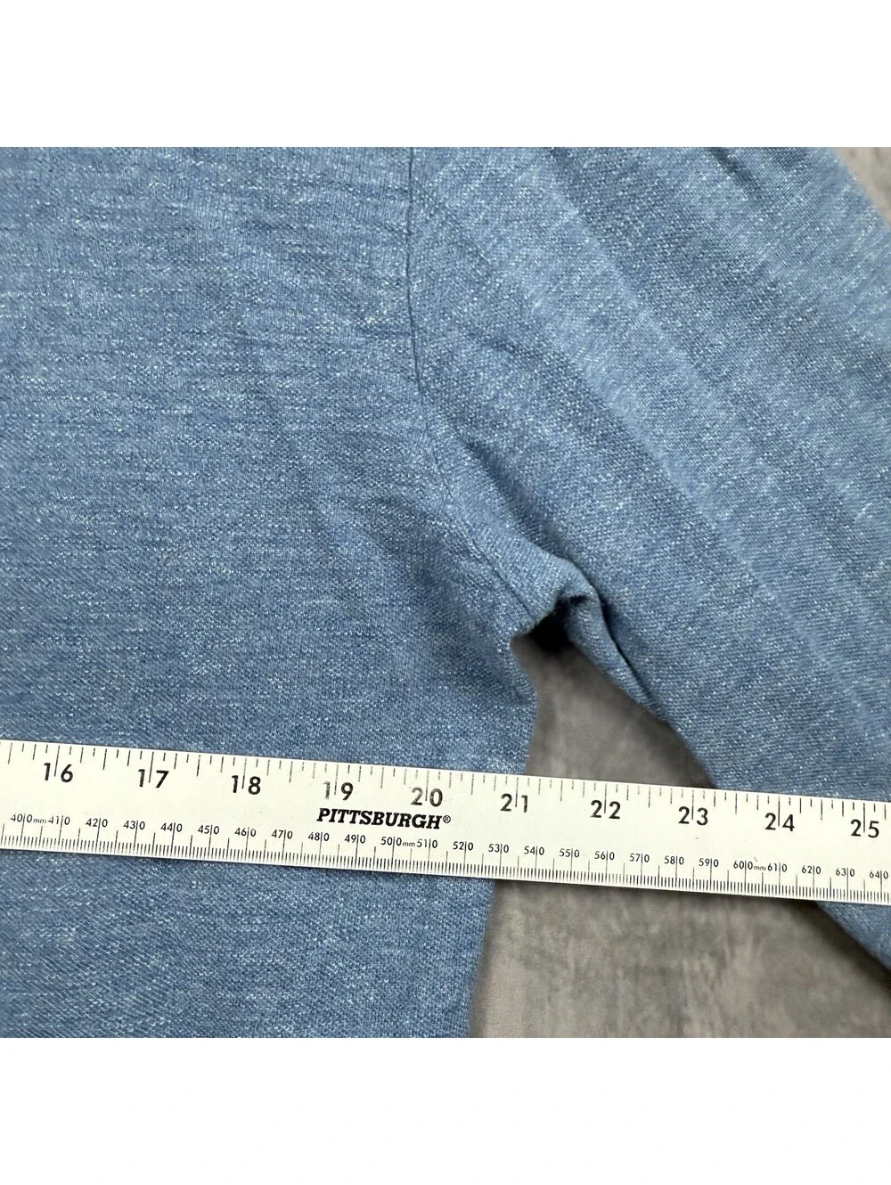 VTG Polo Ralph Lauren Long Sleeve Polo Shirt Mens L Blue
